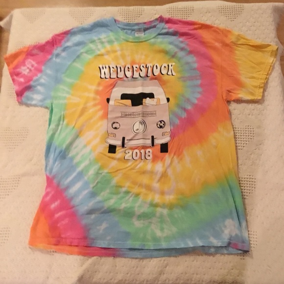 Gildan Other - Men’s Wedgestock  VW Rock Festival Tye Dye NWOT XL
